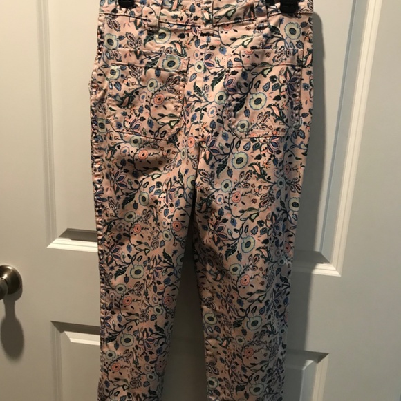 Boden Paisley khaki style cropped pants - Picture 8 of 13